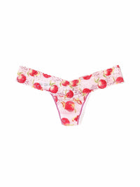 Printed Daily Lace™ Low Rise Thong Abundance