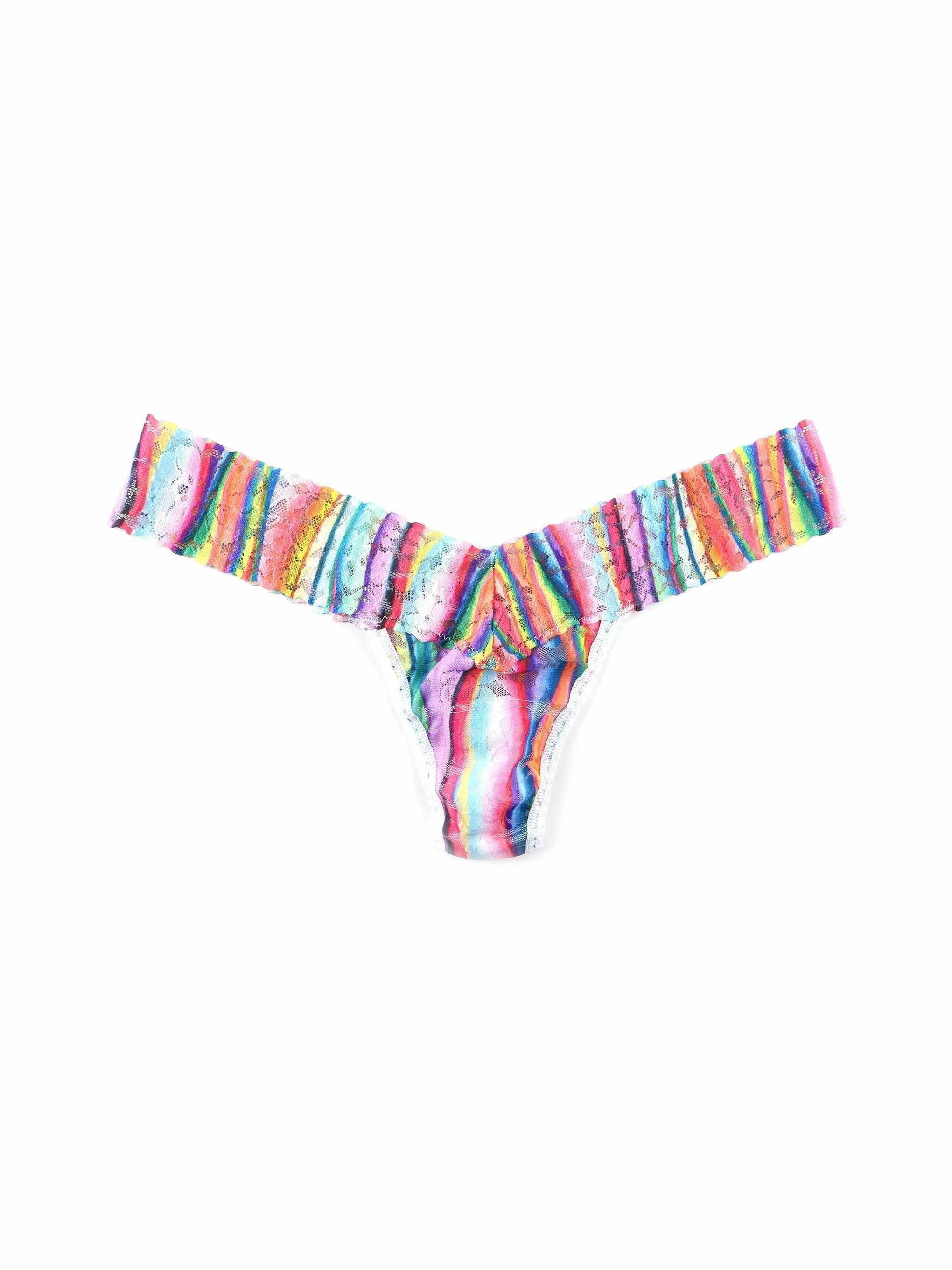 Printed Daily Lace™ Low Rise Thong Aura