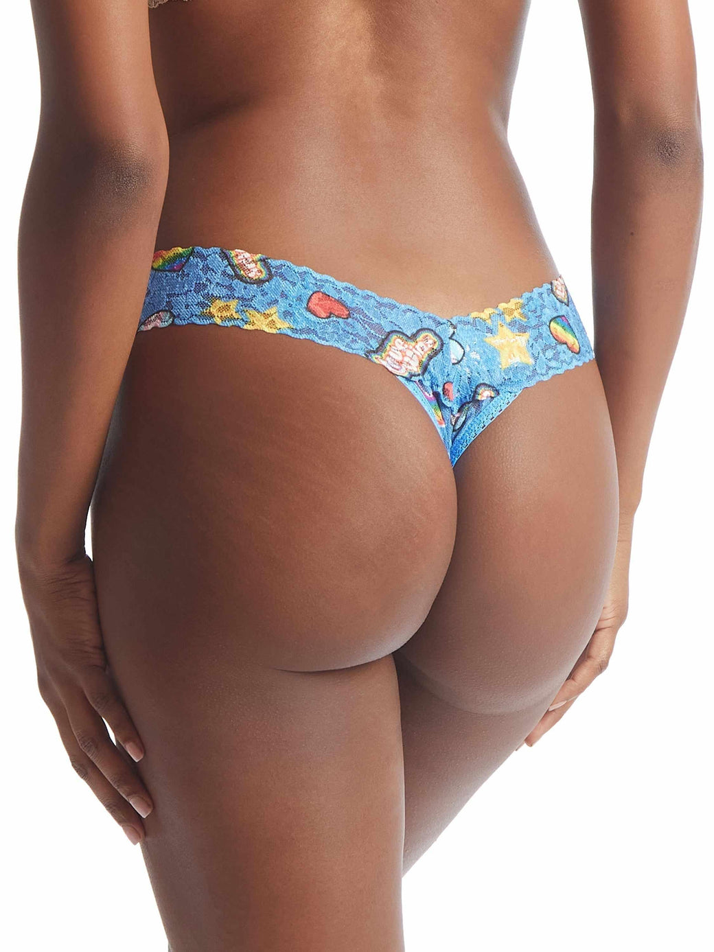 Printed Daily Lace™ Low Rise Thong Summer Love