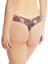 Printed Daily Lace™ Low Rise Thong Warm Breeze