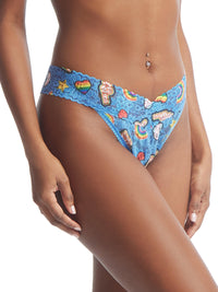 Printed Daily Lace™ Original Rise Thong Summer Love Sale