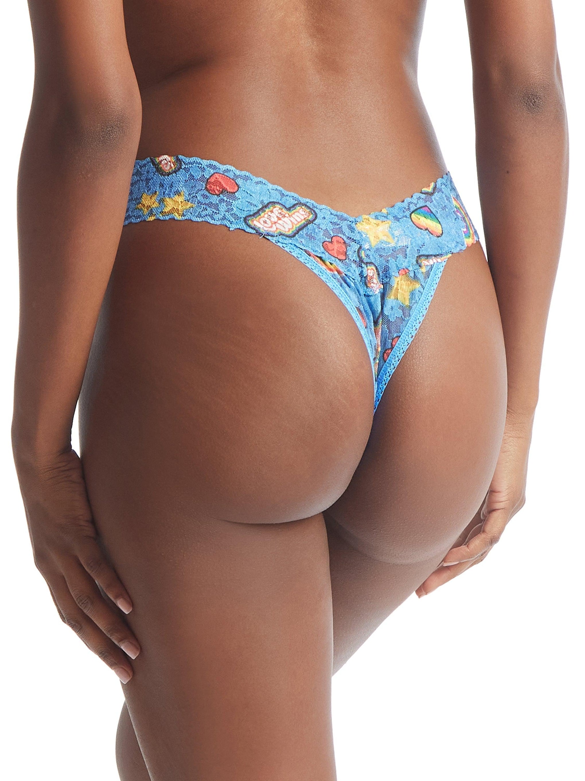 Printed Daily Lace™ Original Rise Thong Summer Love Sale