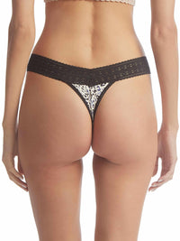 Printed DreamEase™ Original Rise Thong Spotted