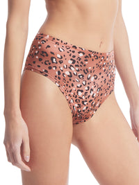 Printed PlayStretch™ High Rise Thong Wild Spots