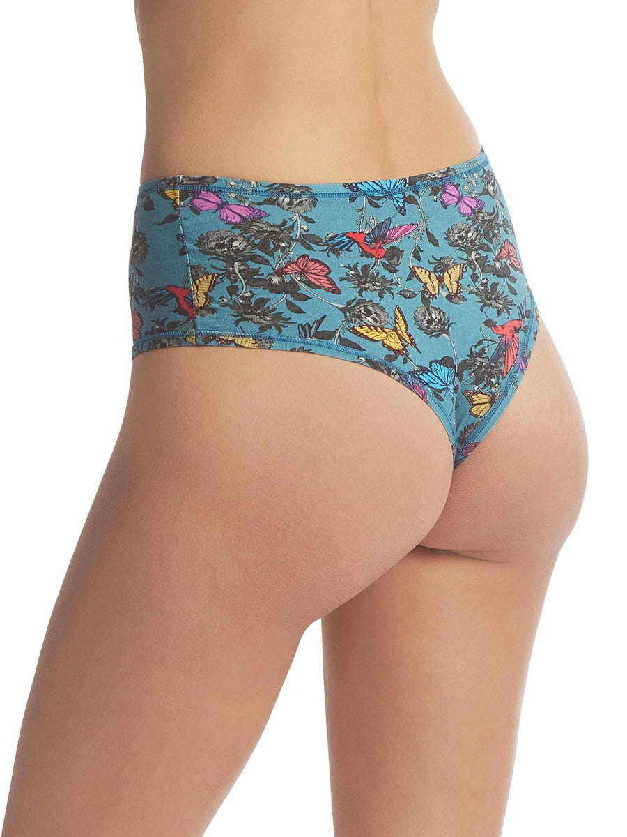 Printed PlayStretch™ High Rise Thong Wonderland Sale