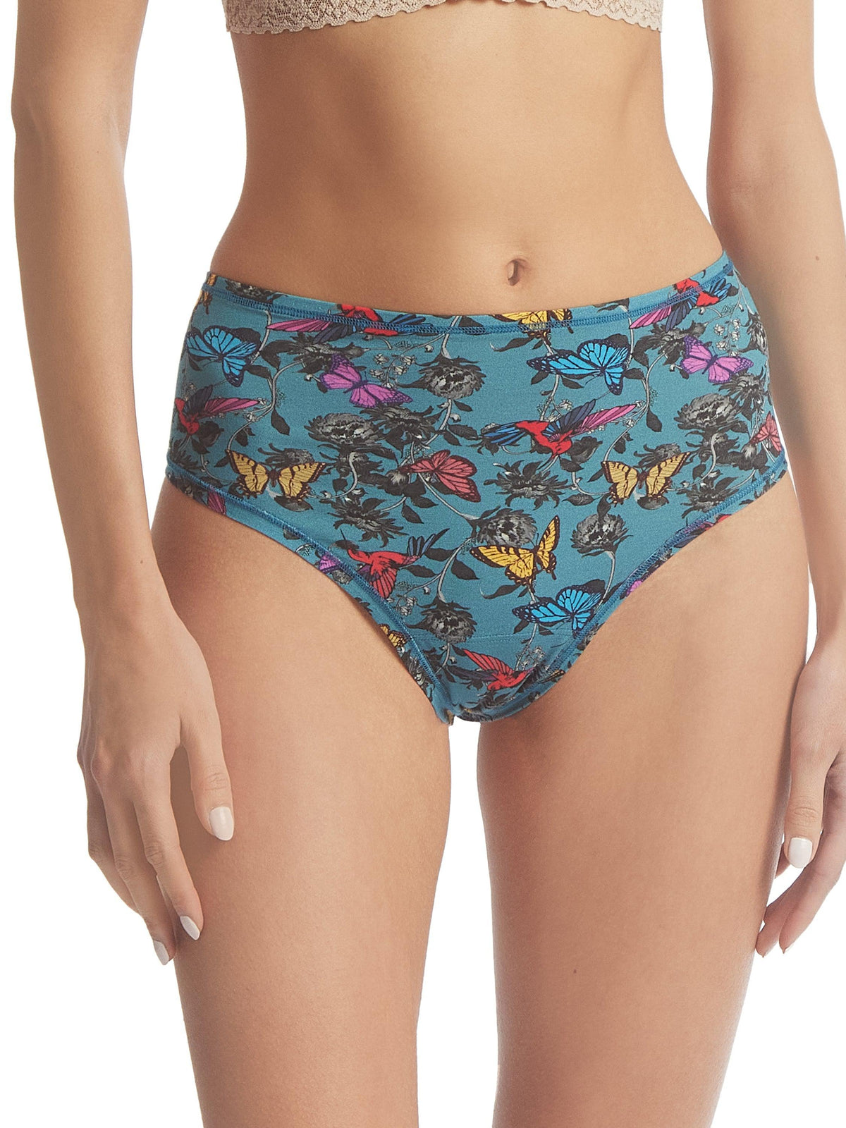 Printed PlayStretch™ High Rise Thong Wonderland Sale