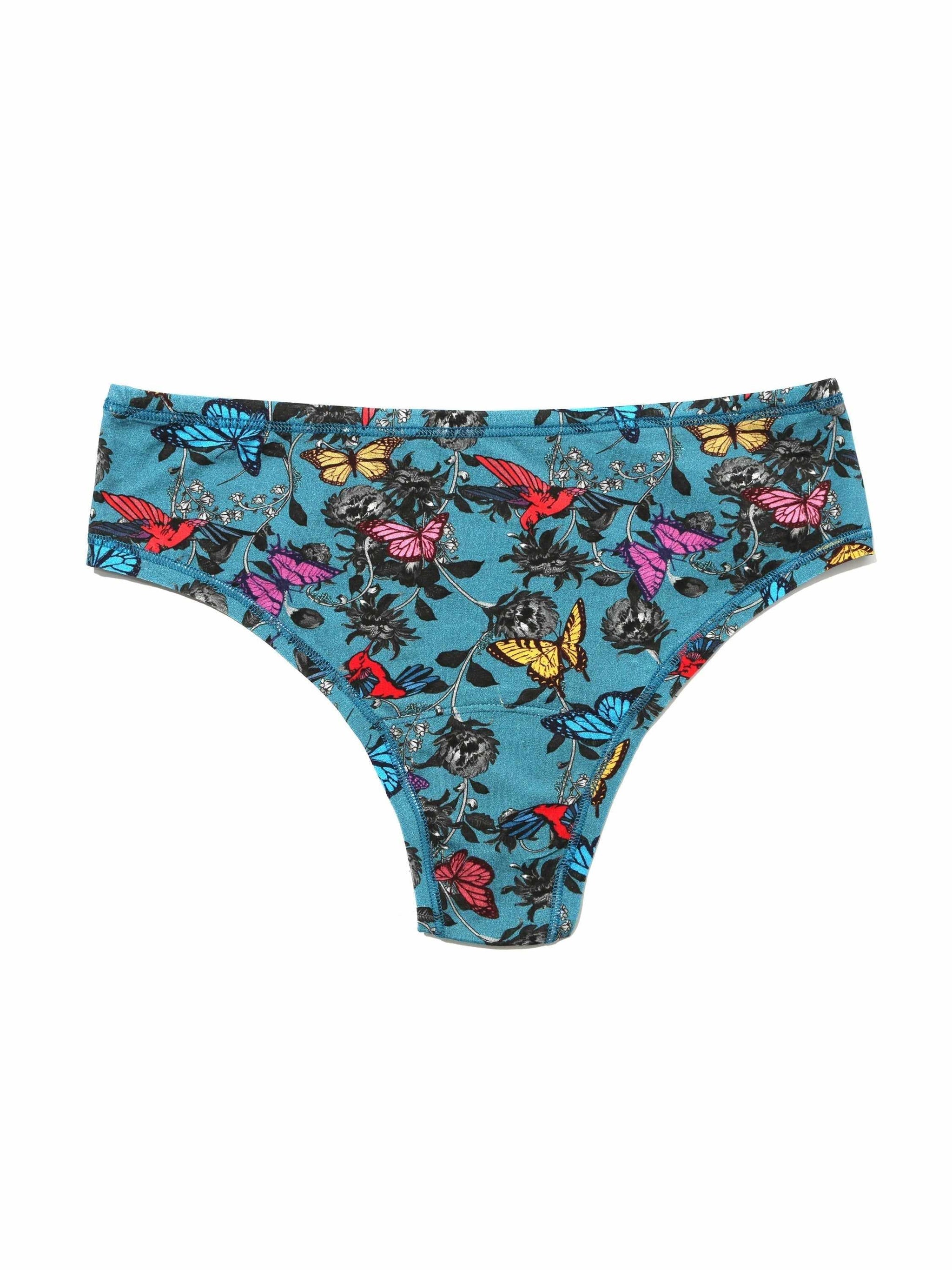 Printed PlayStretch™ Natural Rise Thong Wonderland Sale