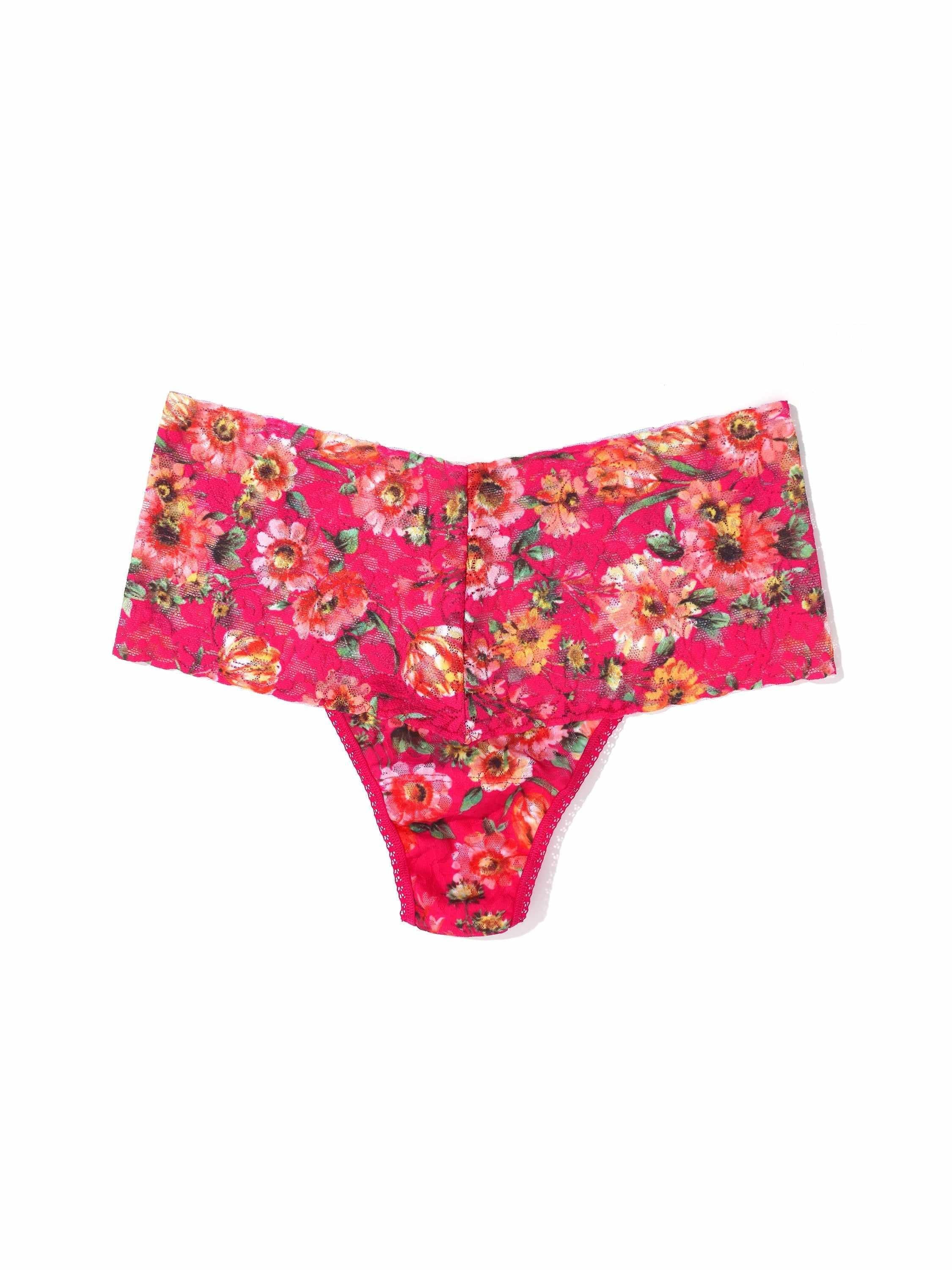 Printed Retro Lace Thong La Vida Loca Sale