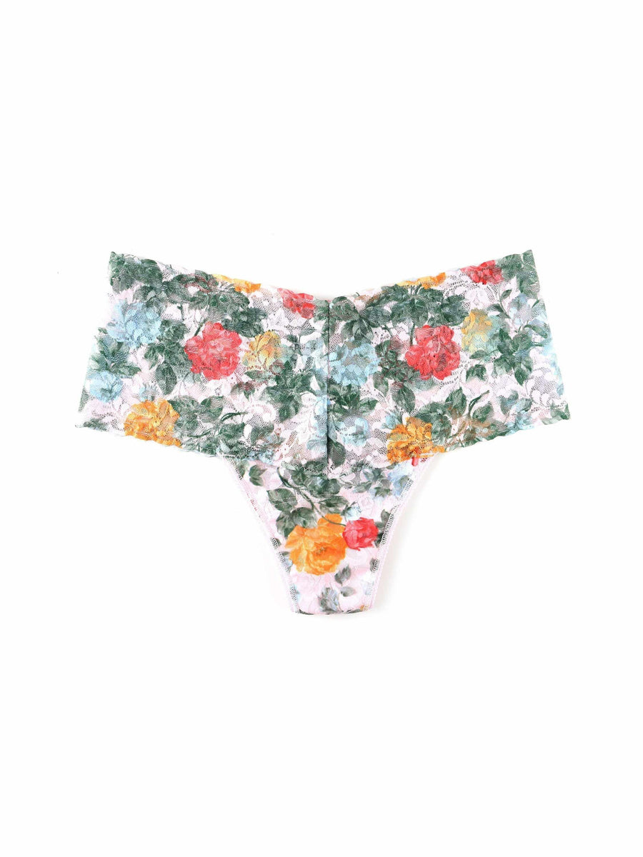 Printed Retro Lace Thong Lost Promises Sale
