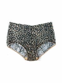 Printed Retro Lace V-Kini Classic Leopard  Black Friday Sale