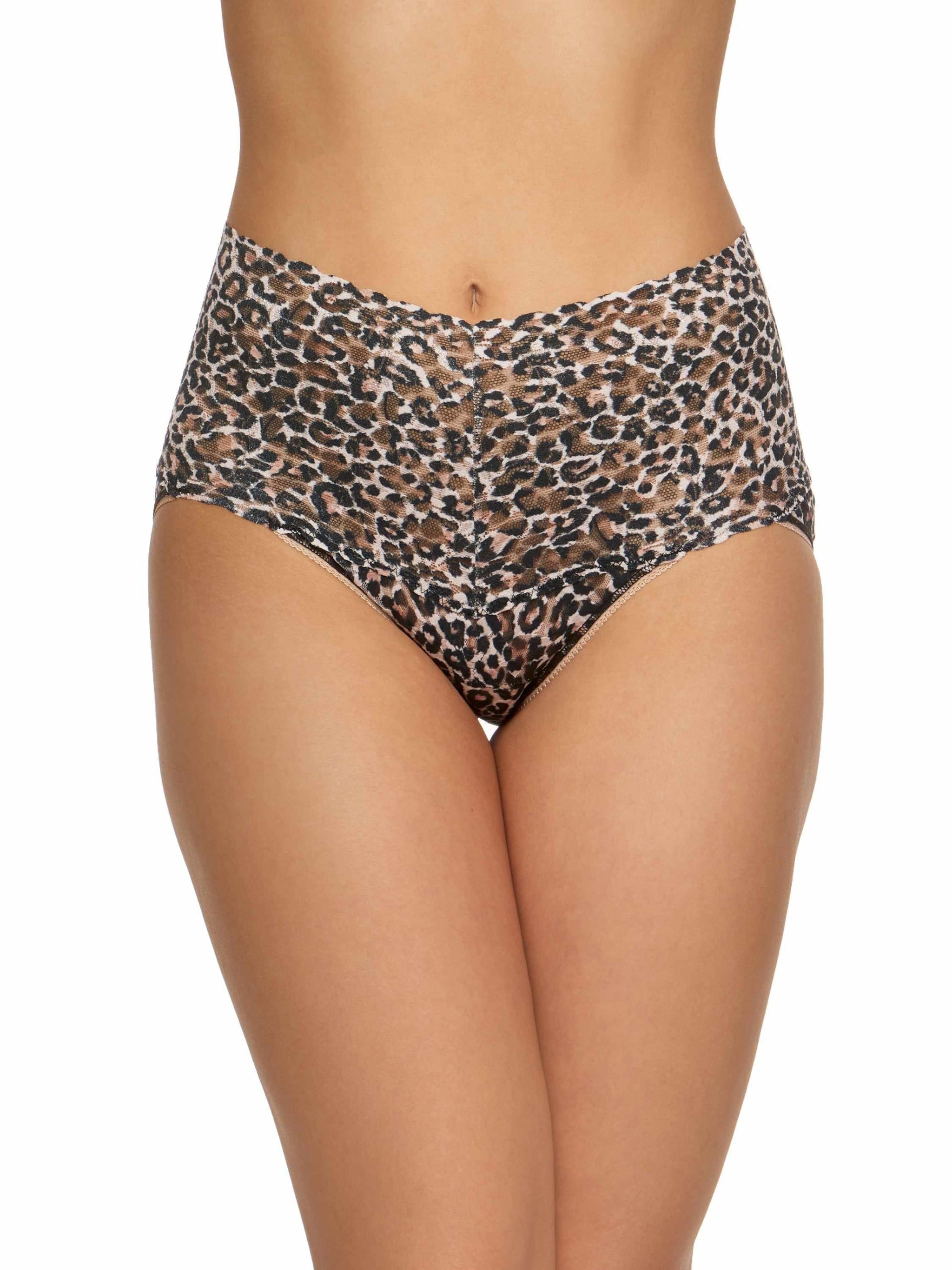 Leopard Print Retro Lace V-Kini