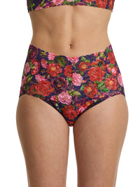 Printed Retro Lace V-Kini Winters Tale Floral