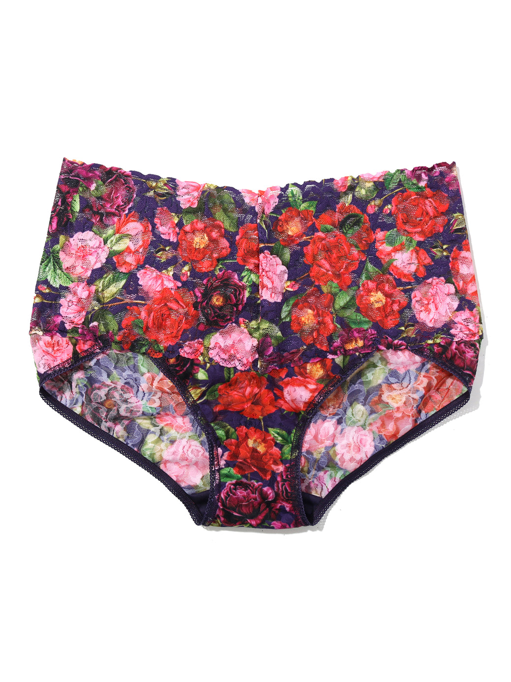 Printed Retro Lace V-Kini Winters Tale Floral