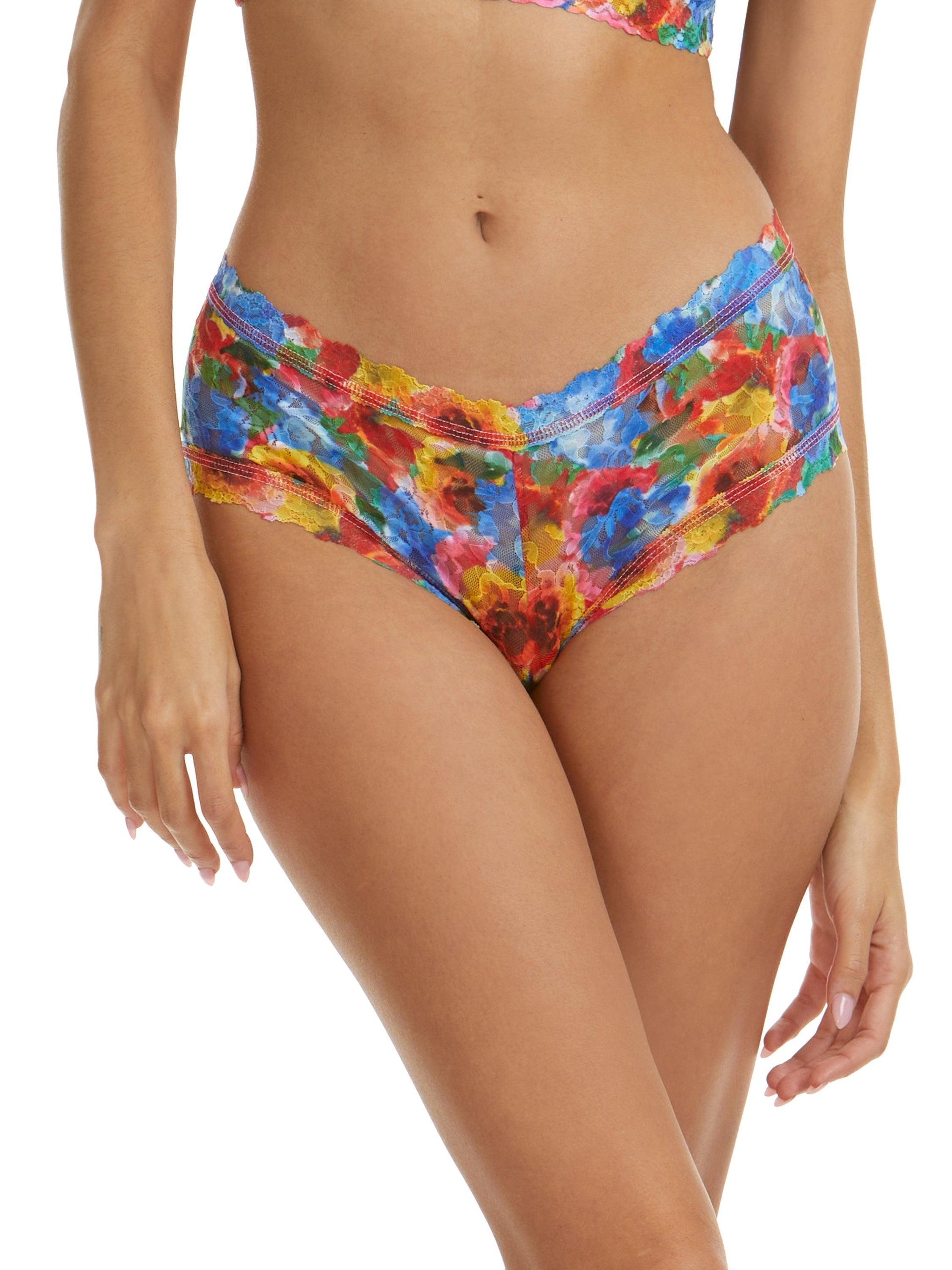 Printed Signature Lace® Boyshort Bold Blooms - 2 for 1 Black Friday Sale