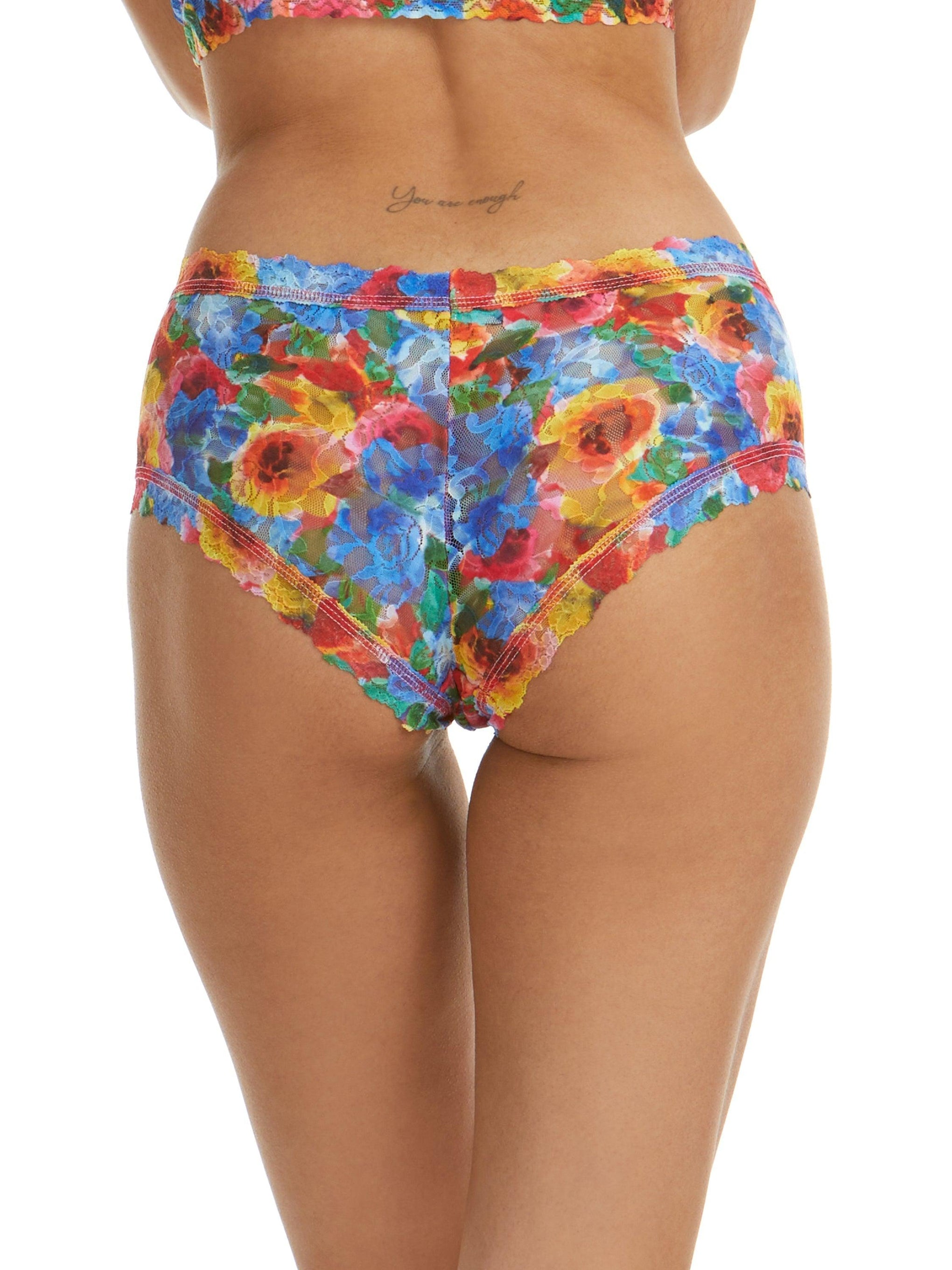 Printed Signature Lace® Boyshort Bold Blooms - 2 for 1 Black Friday Sale