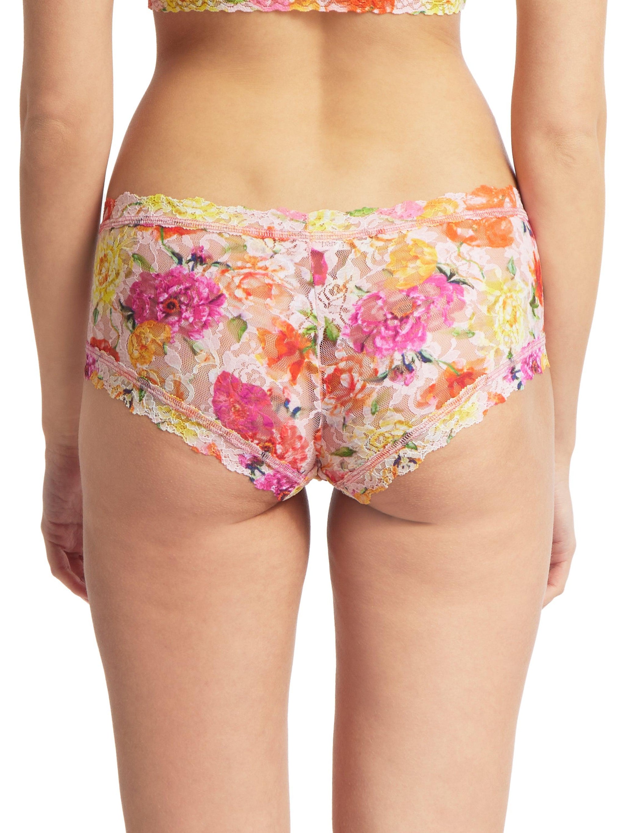 Hanky Panky Printed Signature Lace Thong - Bring Me Flowers – Sheer  Essentials Lingerie & Swimwear