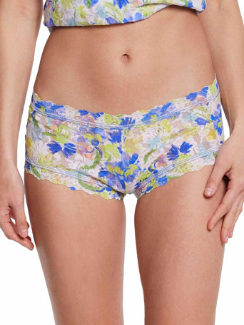 Printed Signature Lace® Boyshort Brush Strokes