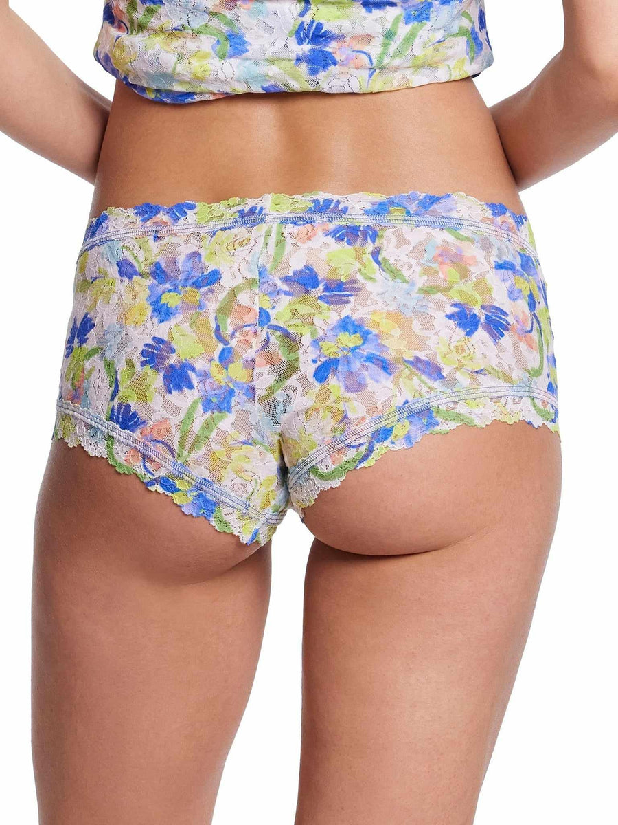 Printed Signature Lace® Boyshort Brush Strokes