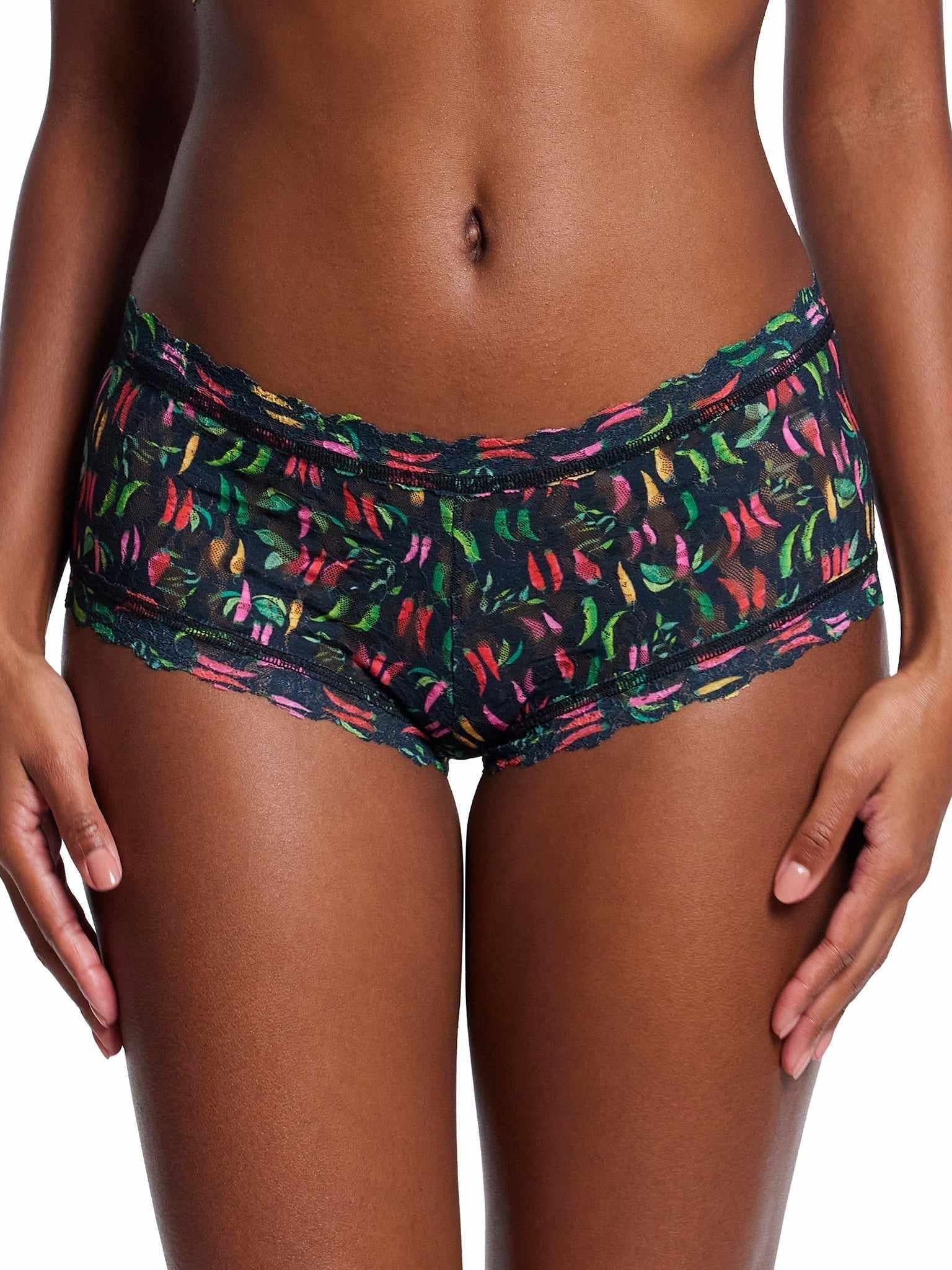 Printed Signature Lace® Boyshort Extra Spice - 2 for 1 Black Friday Sale
