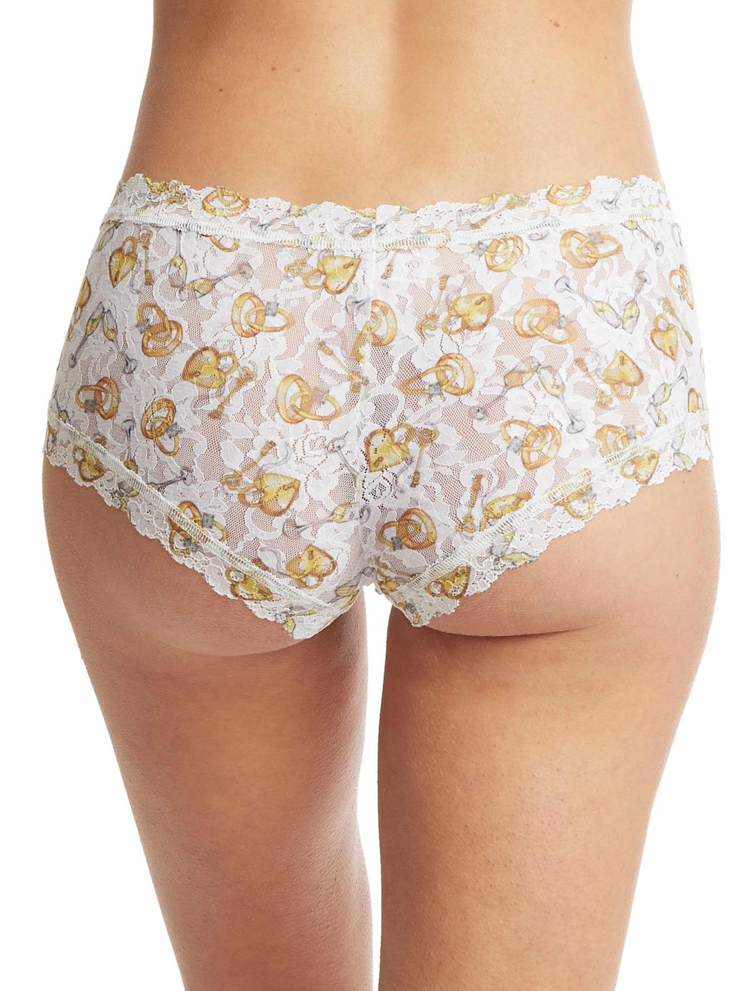Printed Signature Lace® Boyshort Forever Gold - 2 for 1 Black Friday Sale