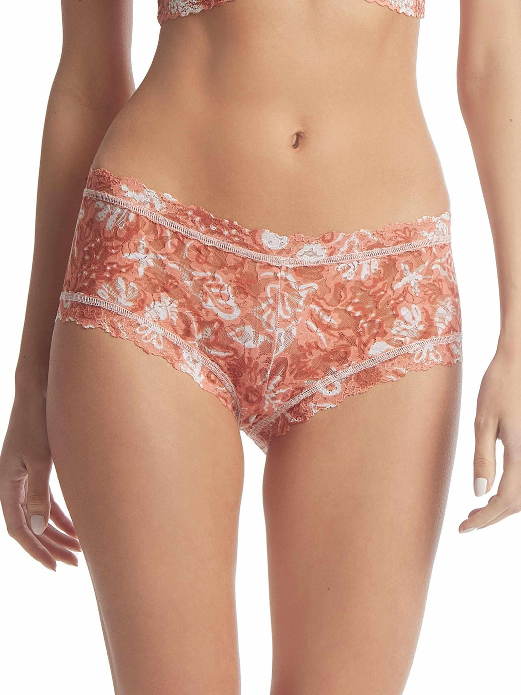 Printed Signature Lace® Boyshort Sea Finds