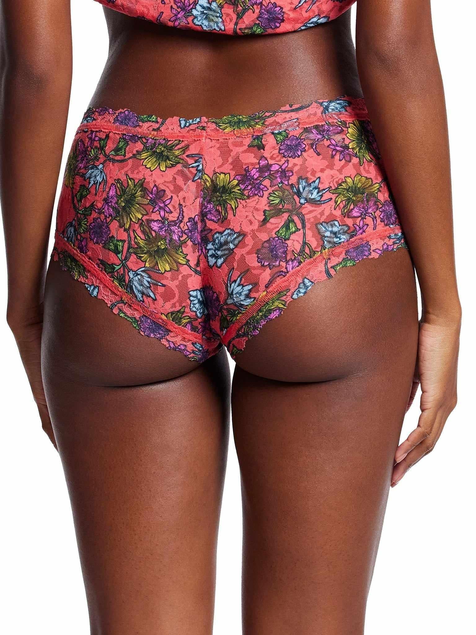 Printed Signature Lace® Boyshort Wonderland Blooms - 2 for 1 Black Friday Sale
