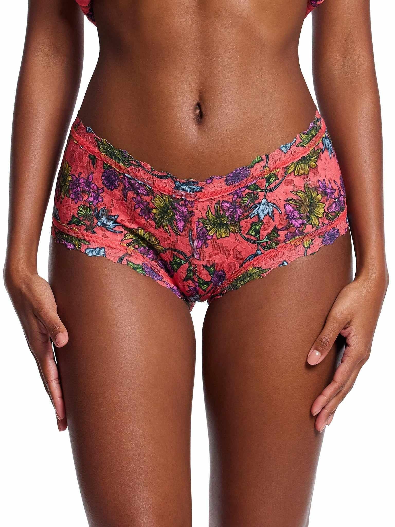 Printed Signature Lace® Boyshort Wonderland Blooms - 2 for 1 Black Friday Sale