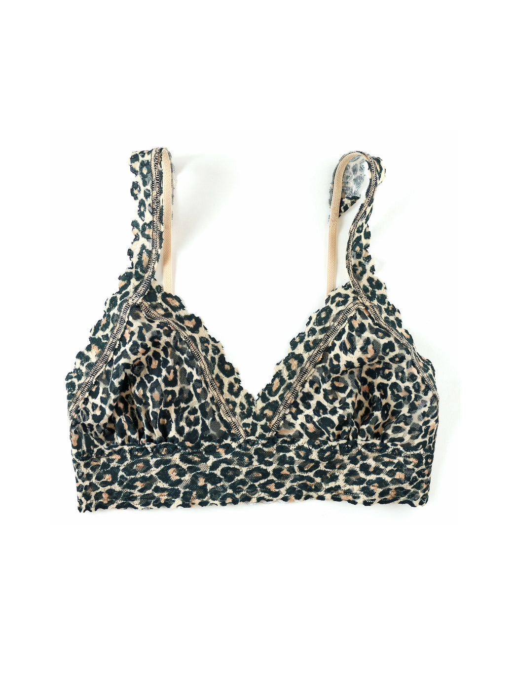 Hanky Panky Cheeky Cheetah Crossover Lace Bralette