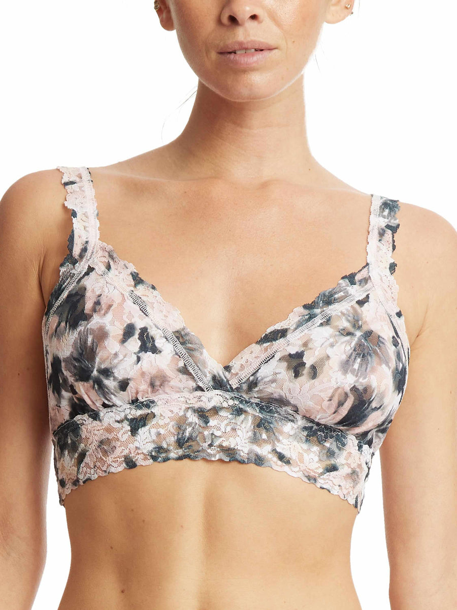 Printed Signature Lace® Crossover Bralette Still Life Sale