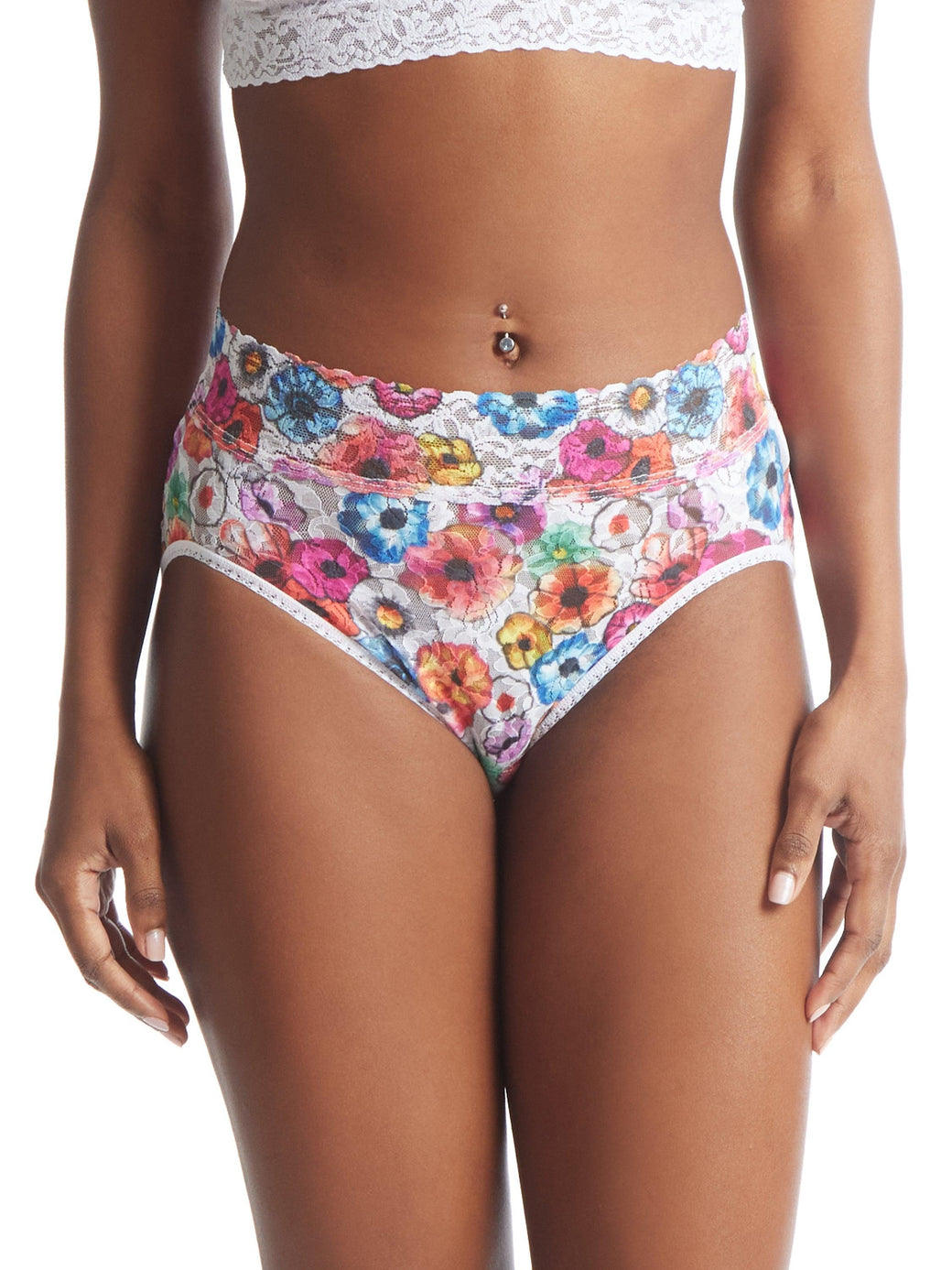 Printed Signature Lace French Brief Linger Awhile Sale