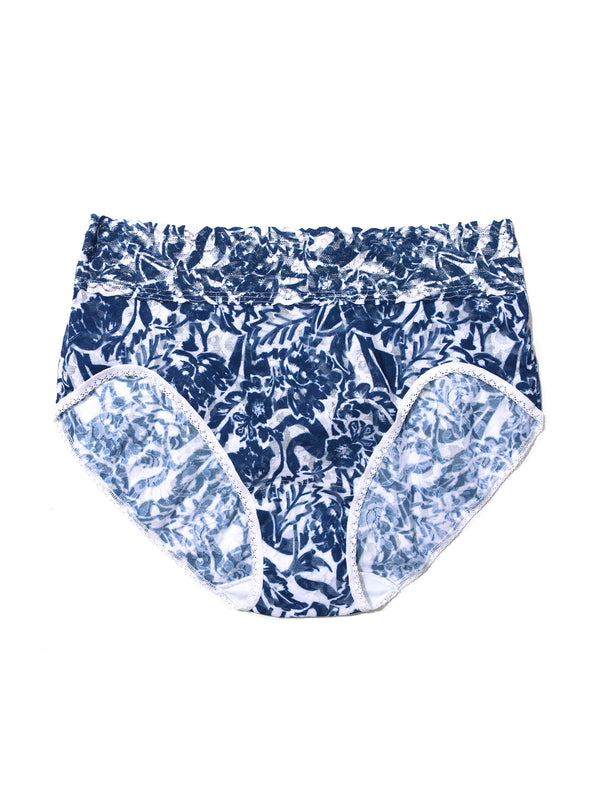 Printed Signature Lace French Brief Sketchbook Floral