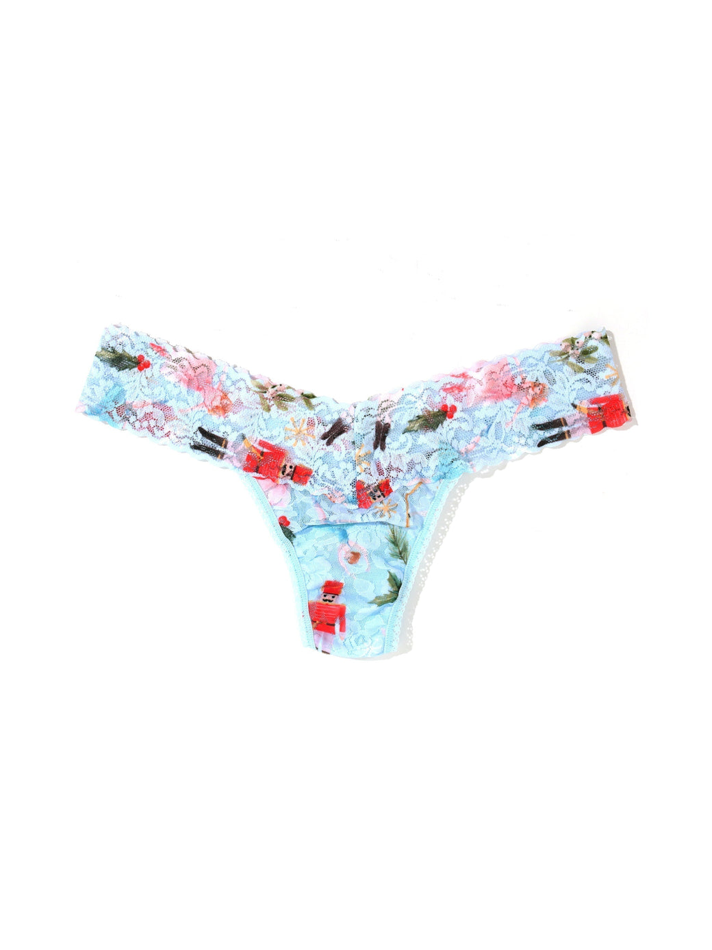 Printed Signature Lace Low Rise Thong Ballerina Dreaming Sale