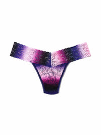Printed Signature Lace® Low Rise Thong  Before Sunset