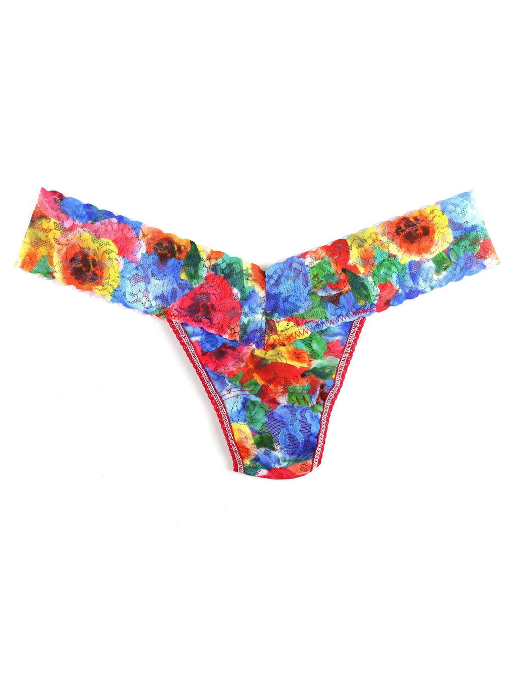 Printed Signature Lace Low Rise Thong Bold Blooms Sale | Hanky Panky