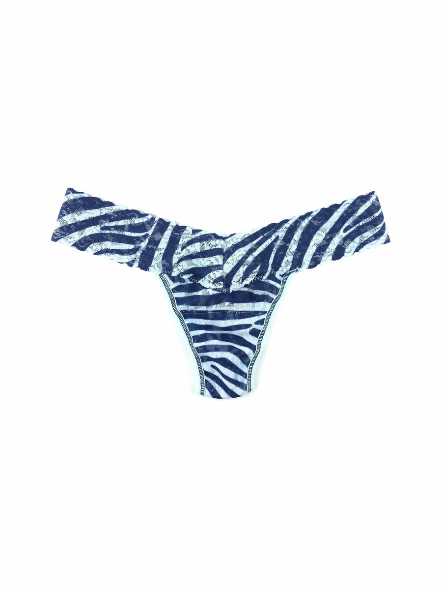 Printed Signature Lace® Low Rise Thong Exclusive Safari Sale