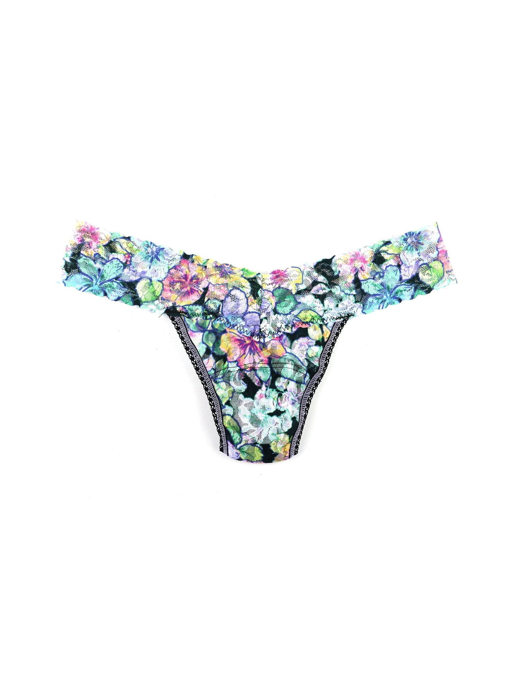 Printed Signature Lace Low Rise Thong Fantasy Fiction Sale