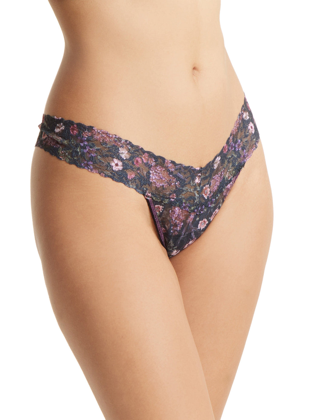 Printed Signature Lace Low Rise Thong Myddelton Gardens Sale