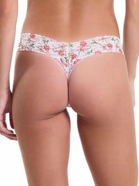 Printed Signature Lace® Low Rise Thong Something Sweet Sale