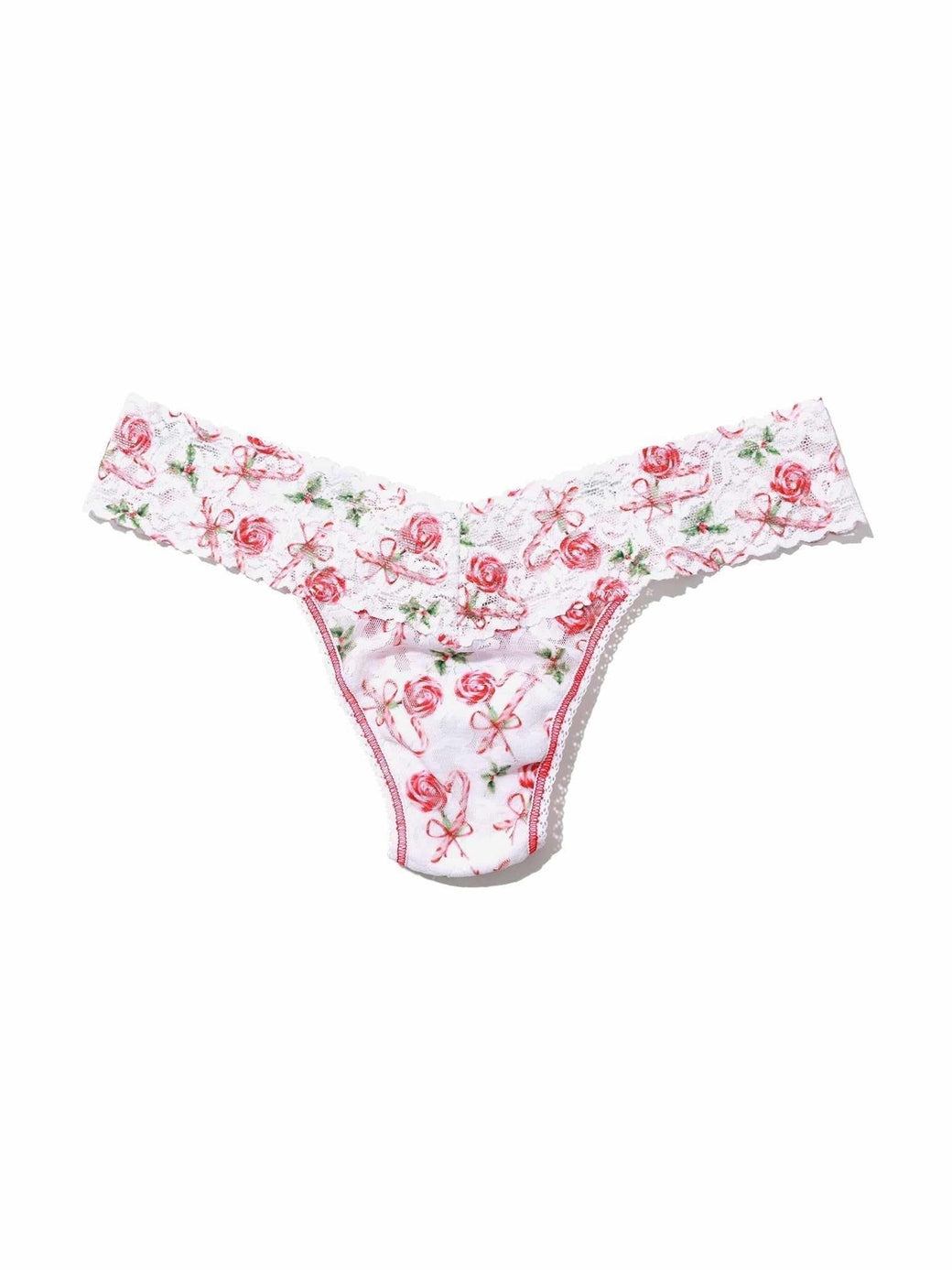 Printed Signature Lace® Low Rise Thong Something Sweet Sale