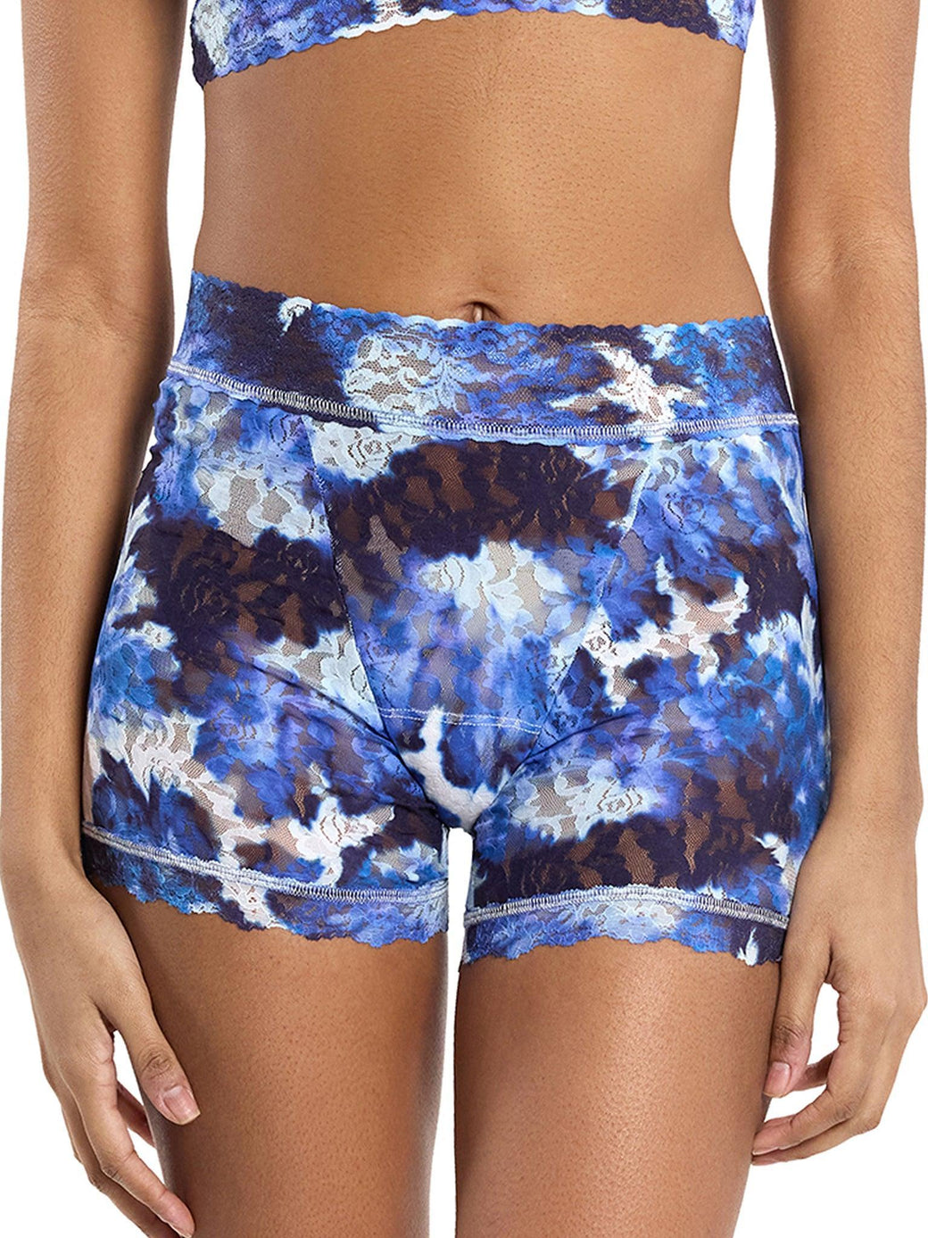 Printed Signature Lace® Boxer Brief Such A Blur Blue  Black Friday Sale