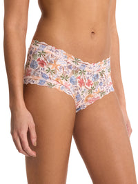 Printed Signature Lace® Boyshort By The Sea Beige Sale