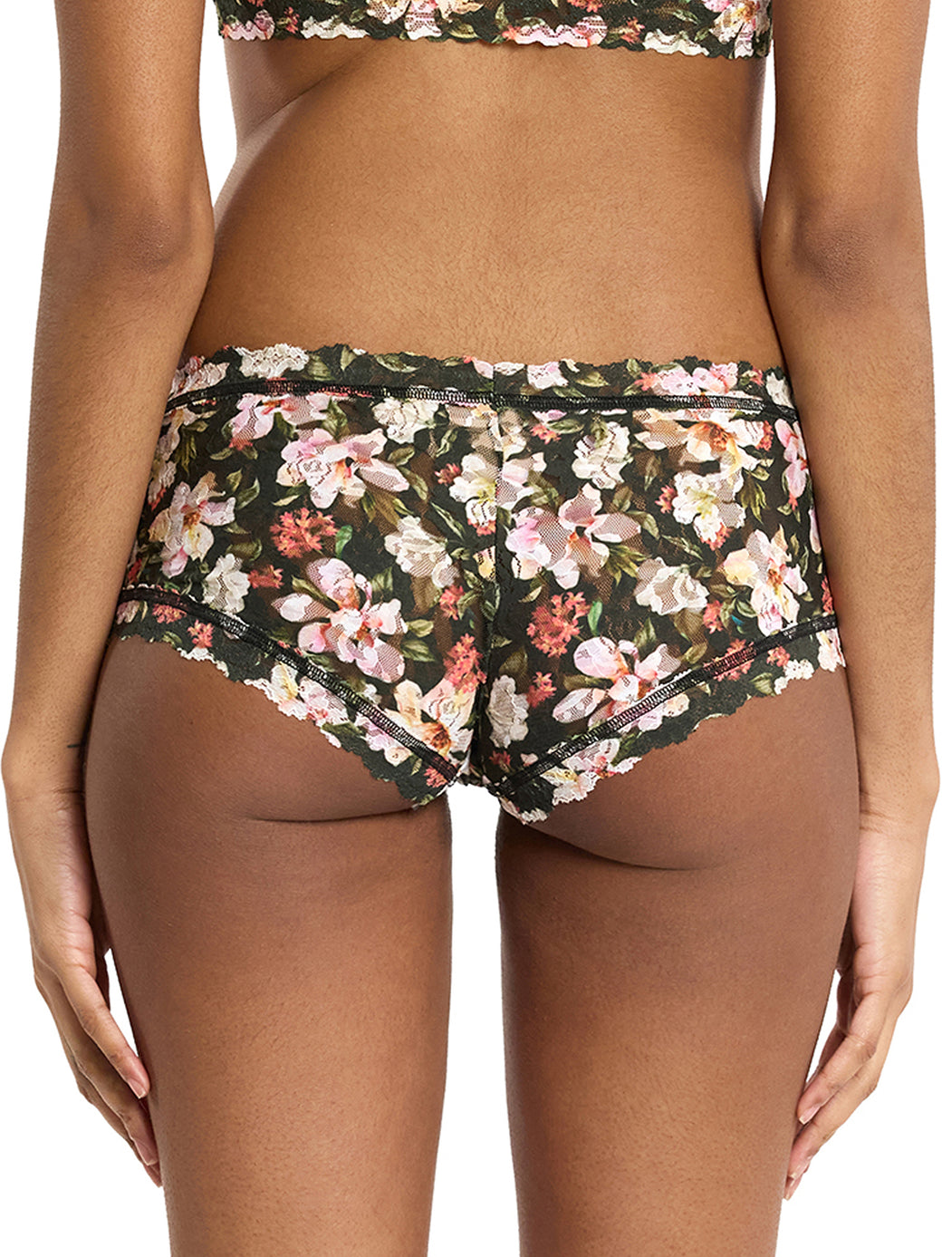 Printed Signature Lace® Boyshort Dark Room Blooms  Black Friday Sale