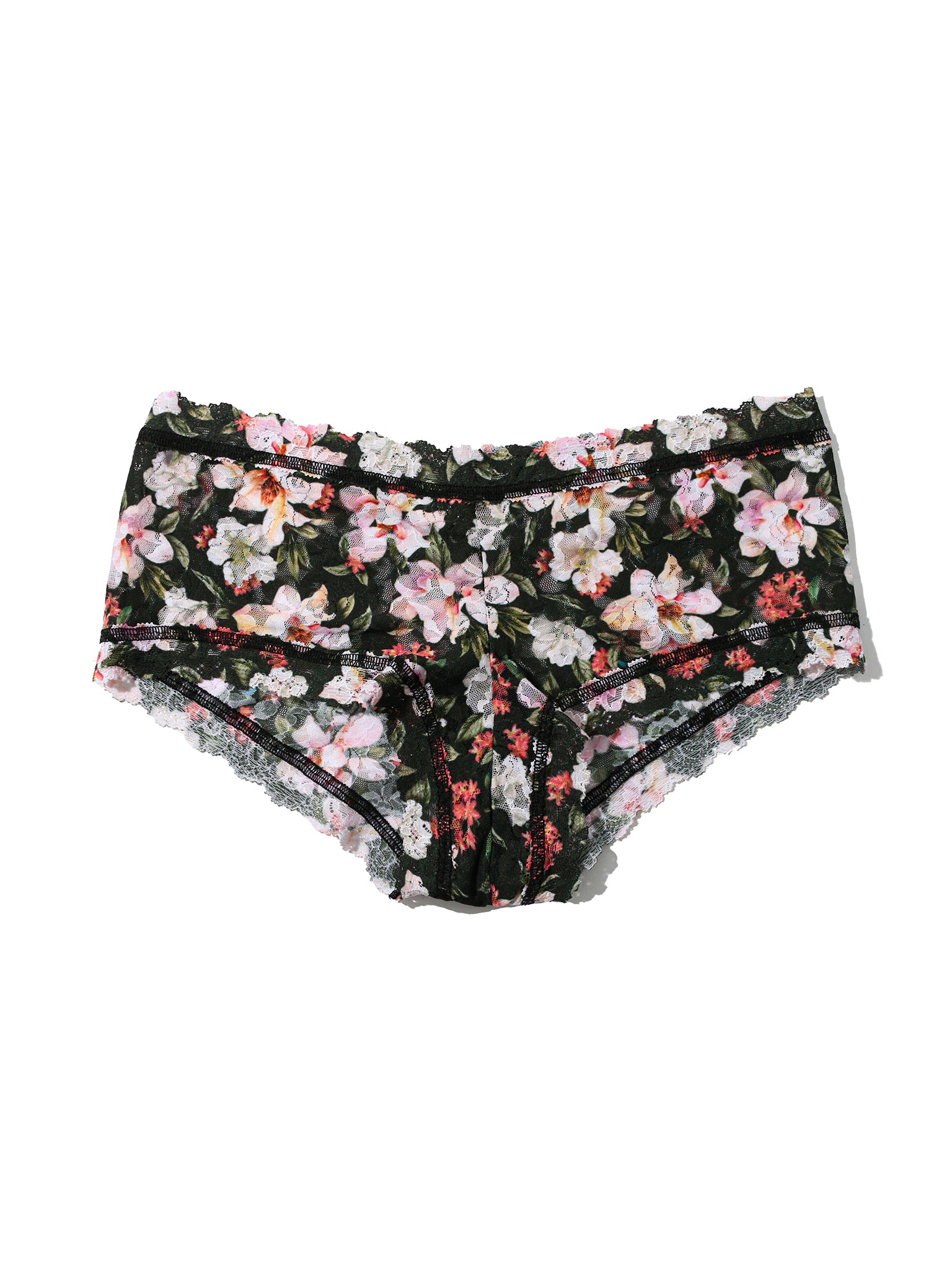 Printed Signature Lace® Boyshort Dark Room Blooms  Black Friday Sale