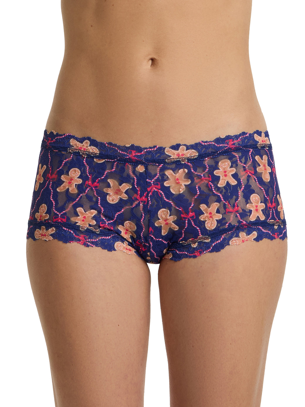 Printed Signature Lace® Boyshort Festive Gingerbread Cookies