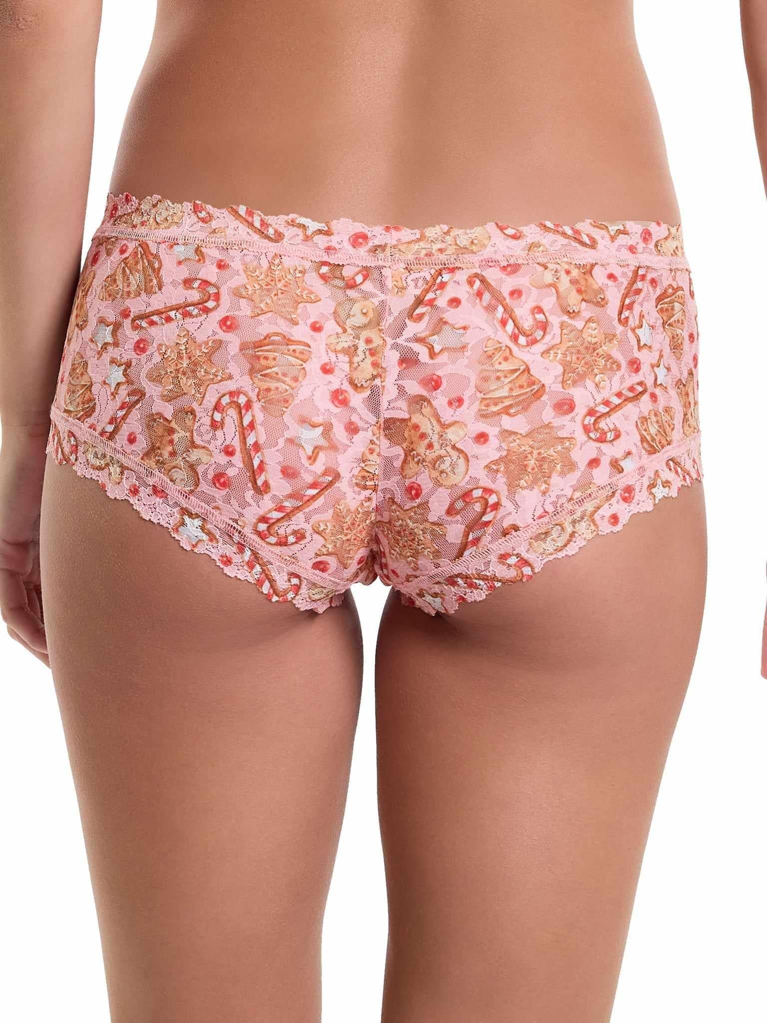 Printed Signature Lace® Boyshort Gingerbread | Hanky Panky