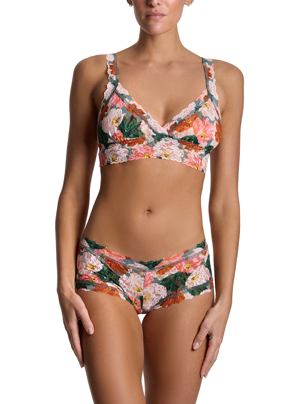 Printed Signature Lace® Boyshort Paint Me Like Black Friday Sale