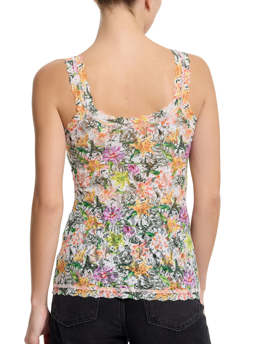Botany Floral Printed Signature Lace® Classic Cami - On Model Back View | Hanky Panky