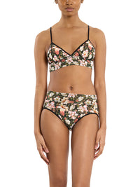 Printed Signature Lace® French Brief Dark Room Blooms  Black Friday Sale