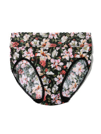 Printed Signature Lace® French Brief Dark Room Blooms  Black Friday Sale