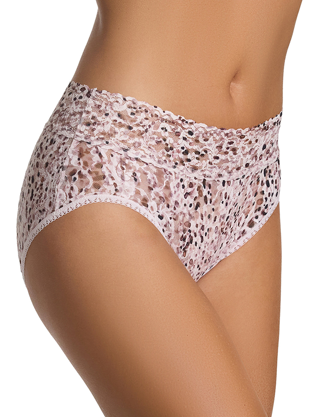 Printed Signature Lace® French Brief Unconventional White Sale